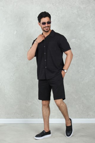 Ensemble Chemise & Short Jacquard Gravetti Coton