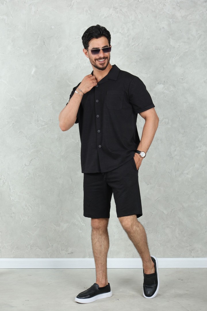 Ensemble Chemise & Short Jacquard Gravetti Coton