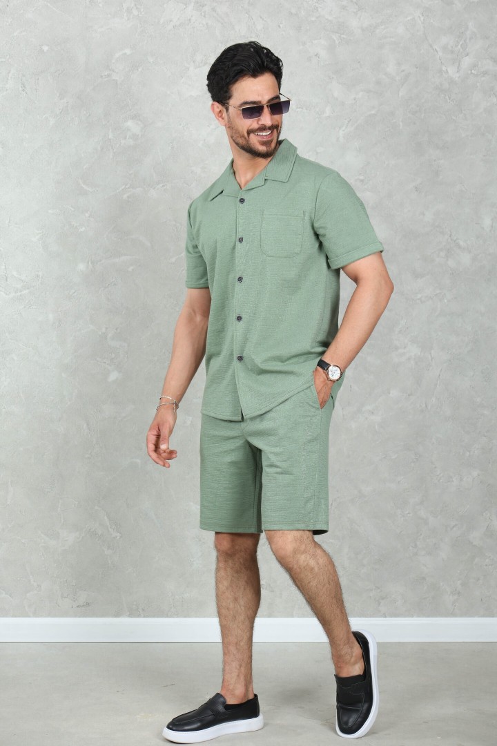 Ensemble Chemise & Short Jacquard Gravetti Coton