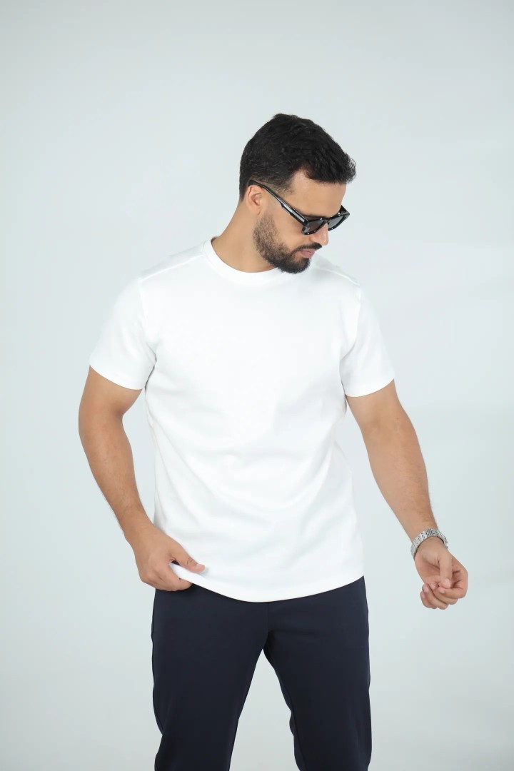 T-shirt Homme – Jersey Lourd 100% Coton