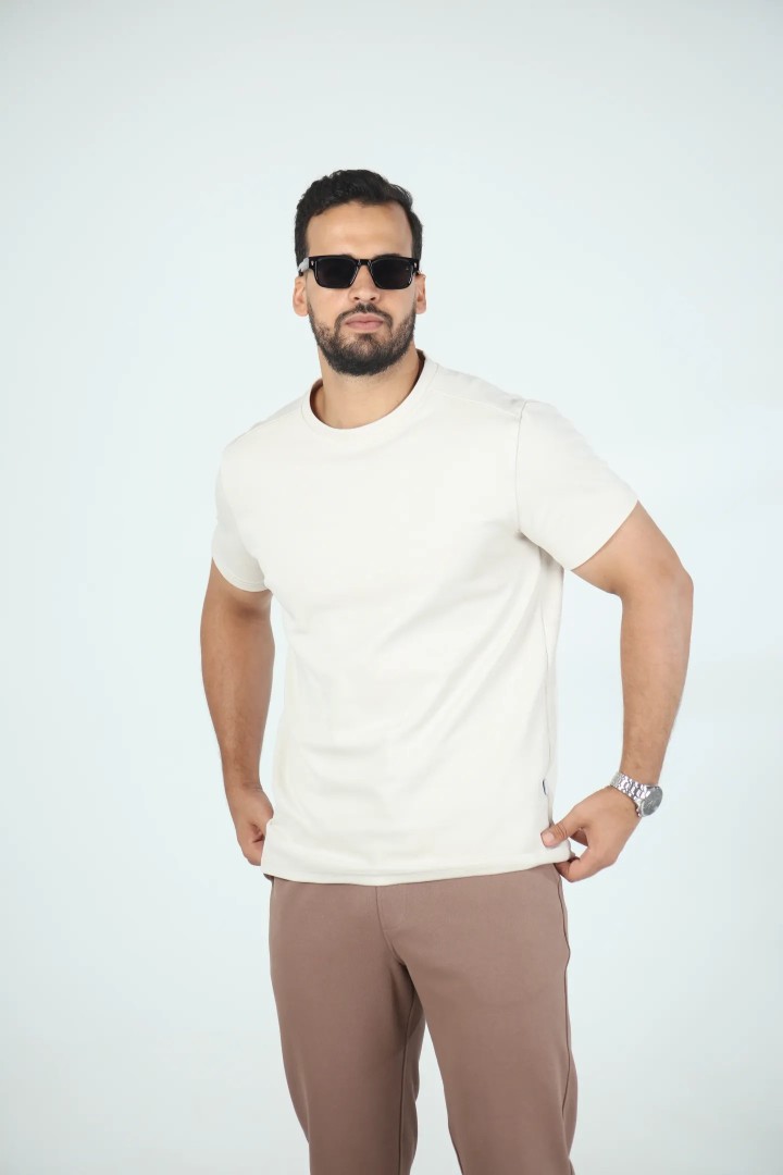 T-shirt Homme – Jersey Lourd 100% Coton