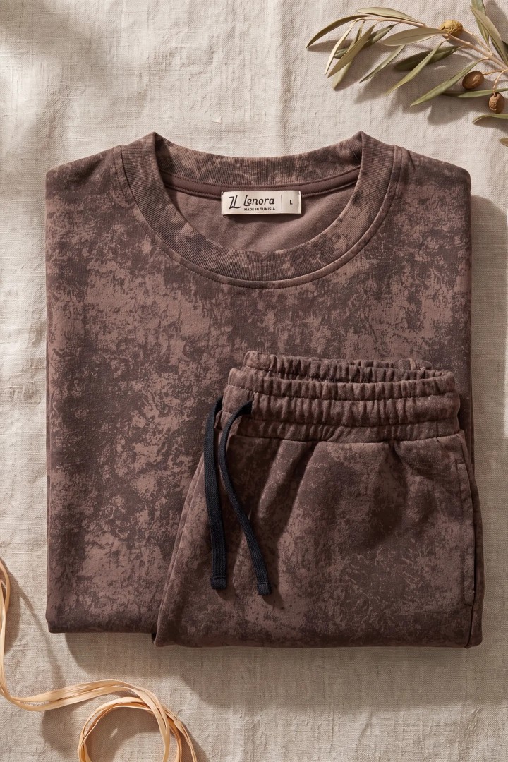 Ensemble Homme Marbré Premium (Débardeur & Short)