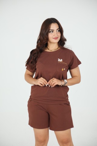 Pyjama Femme Lenora – Douceur & Confort au Quotidien 🐿️✨