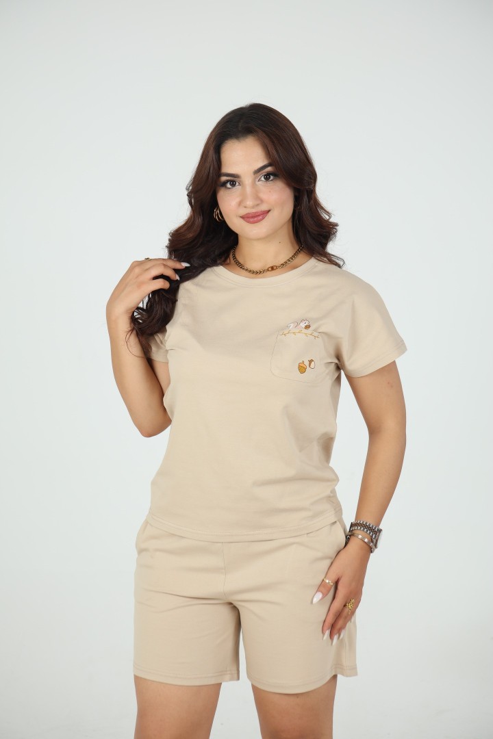 Pyjama Femme Lenora – Douceur & Confort au Quotidien 🐿️✨