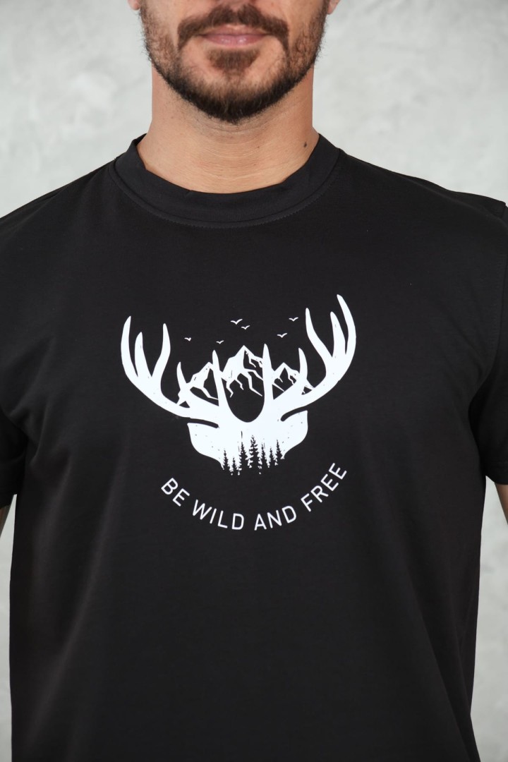 T-shirt Homme Imprimé ( Free ) – Style Casual Moderne