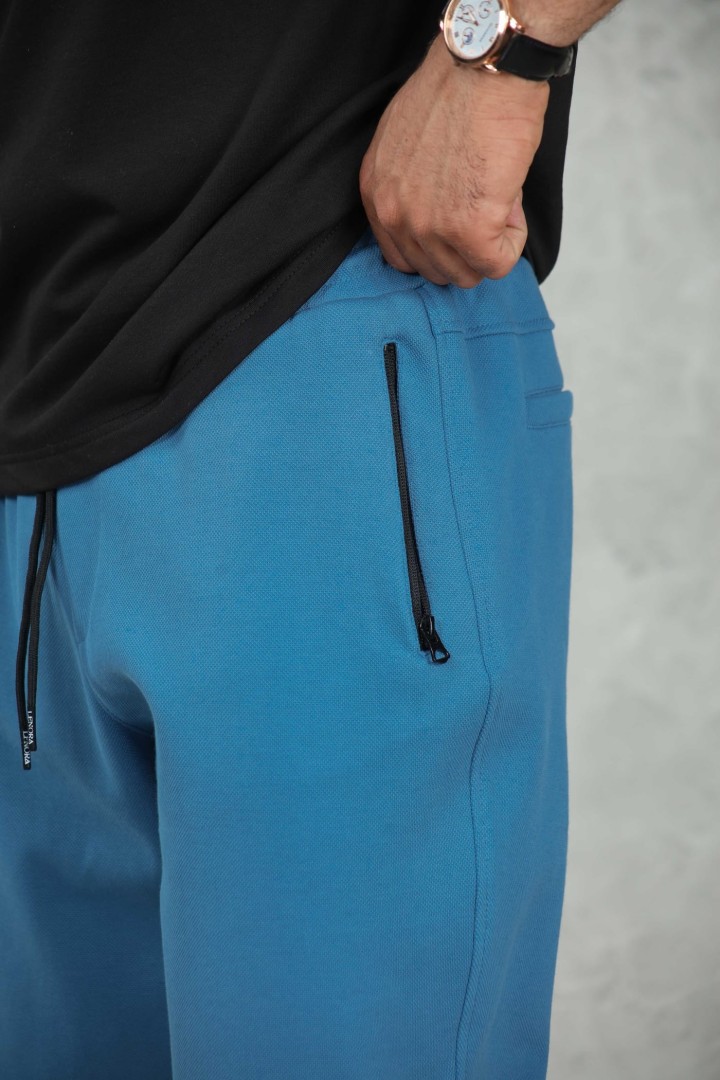 Short Homme en Coton Piqué – Confort & Style Décontracté
