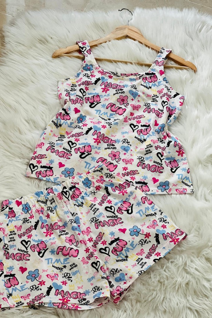 Pyjama Femme Imprimé Fun – Léger & Tendance