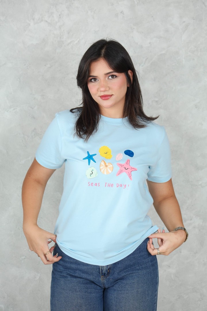 Tee-shirt en coton imprimé – Style décontracté & confort au quotidien