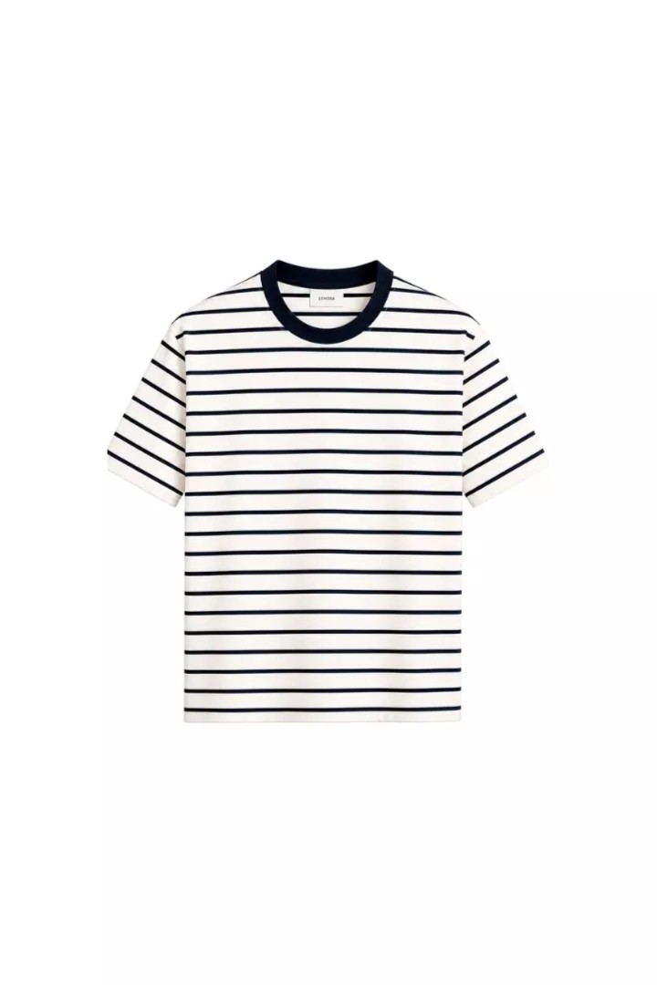 T-shirt Rayé Homme – Interlock Coton