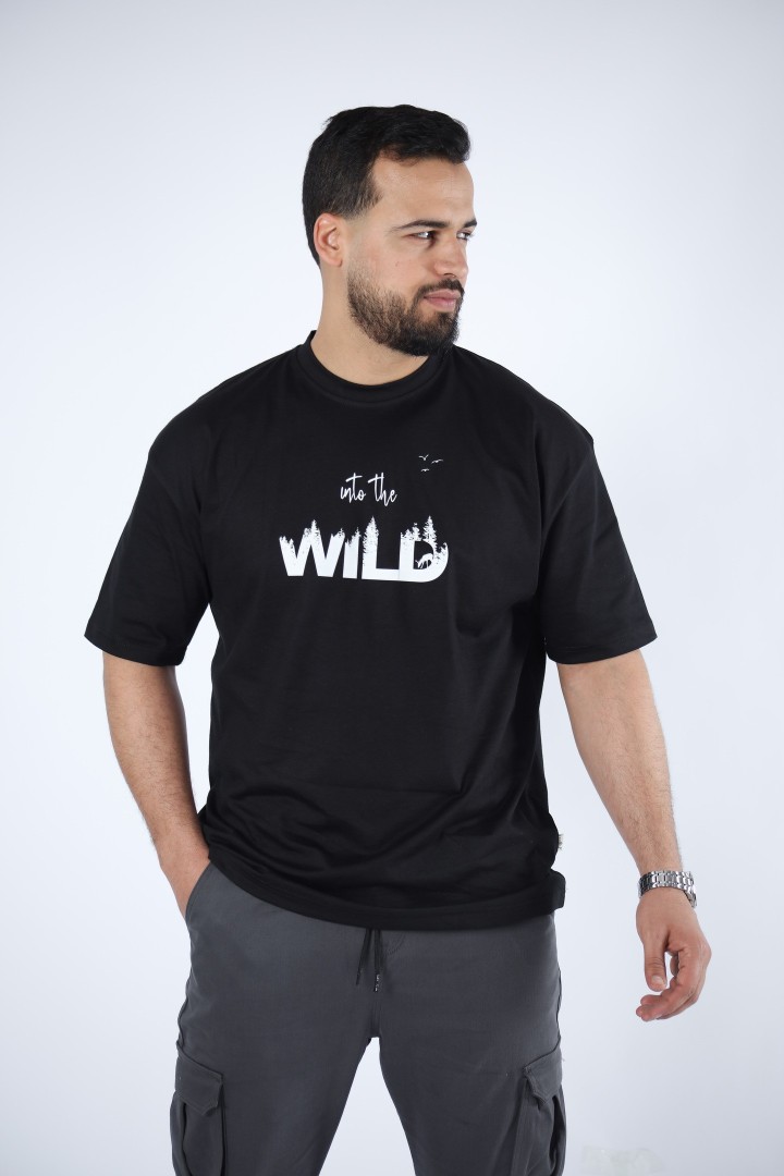 T-shirt Homme Oversize en Coton – Style Streetwear Moderne