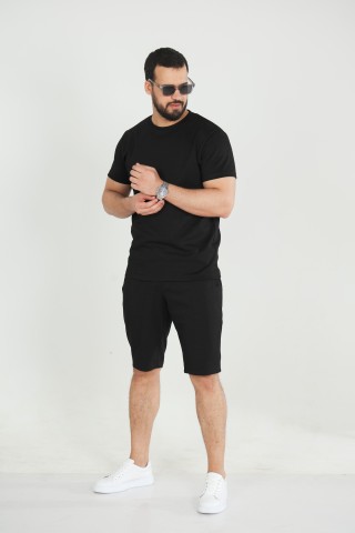 Ensemble Homme T-shirt & Short Jersey Lourd   – Confort Premium
